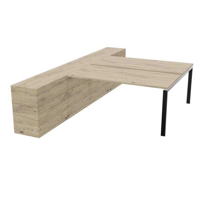 CNT 2T BENCH 203X330+RGT HT BR DBLE FACE PLAT.FIXES 160X80 P.FX RECT.ARCHER3 SG R3