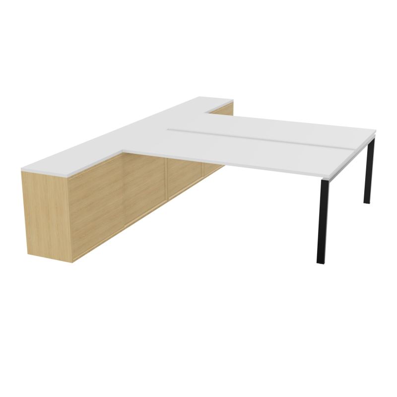 CNT 2T BENCH 223X330+RGT HT BR DBLE FACE PLAT.FIXES 180X80 P.FX RECT.ARCHE MG SG R1