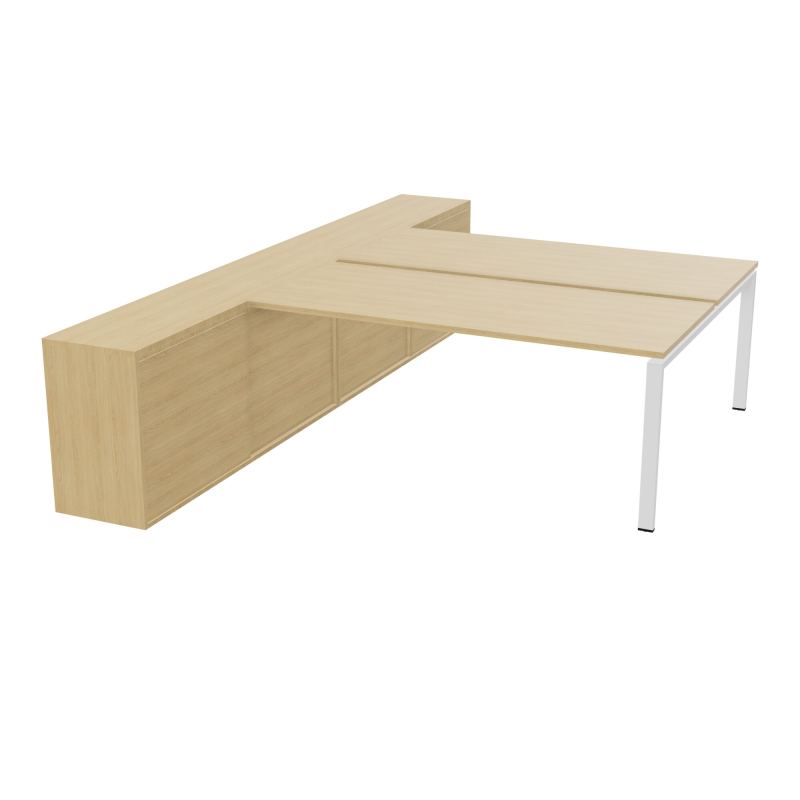 CNT 2T BENCH 223X330+RGT HT BR DBLE FACE PLAT.FIXES 180X80 P.FX RECT.ARCHE R1 SO R1