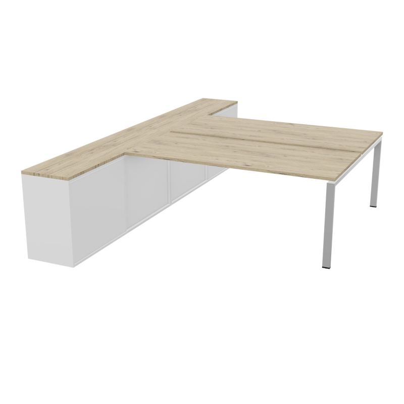 CNT 2T BENCH 223X330+RGT HT BR DBLE FACE PLAT.FIXES 180X80 P.FX RECT.ARCHER3 SA MG