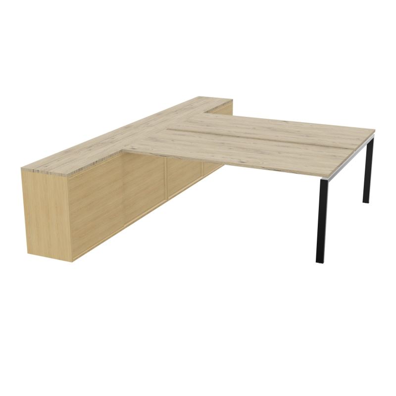 CNT 2T BENCH 223X330+RGT HT BR DBLE FACE PLAT.FIXES 180X80 P.FX RECT.ARCHE R3 SG R1