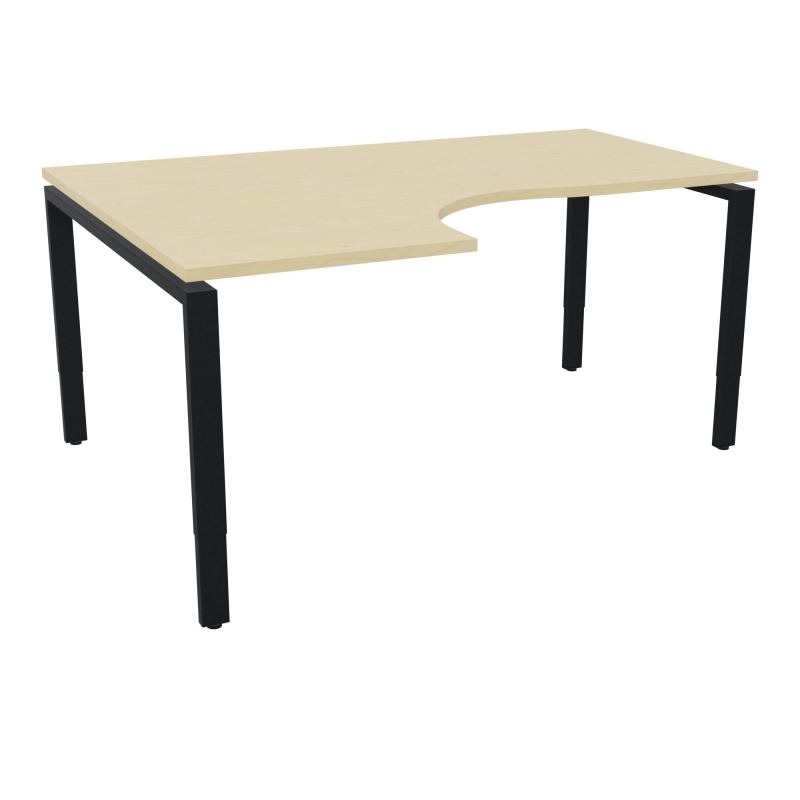 BUR CONECT CPT ASYM 90° RETAGCH L160XP120CM-PLAT -PIET ARCHE RECT RH N8 ZP