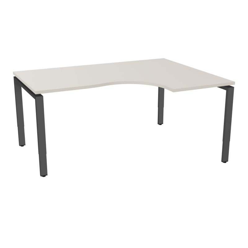 BUR CONECT CPT ASYM 90° RETADTE L160XP120CM-PLAT -PIET ARCHE RECT RH N5 SC