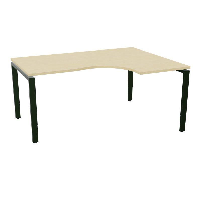 BUR CONECT CPT ASYM 90° RETADTE L160XP120CM-PLAT -PIET ARCHE RECT RH N8 ST