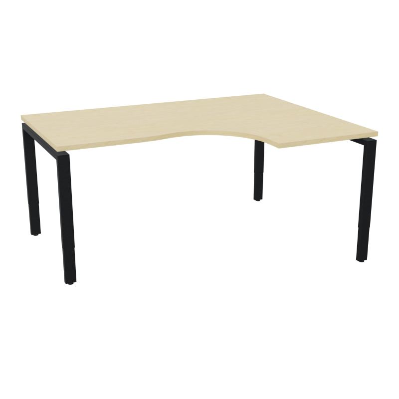 BUR CONECT CPT ASYM 90° RETADTE L160XP120CM-PLAT -PIET ARCHE RECT RH N8 ZP