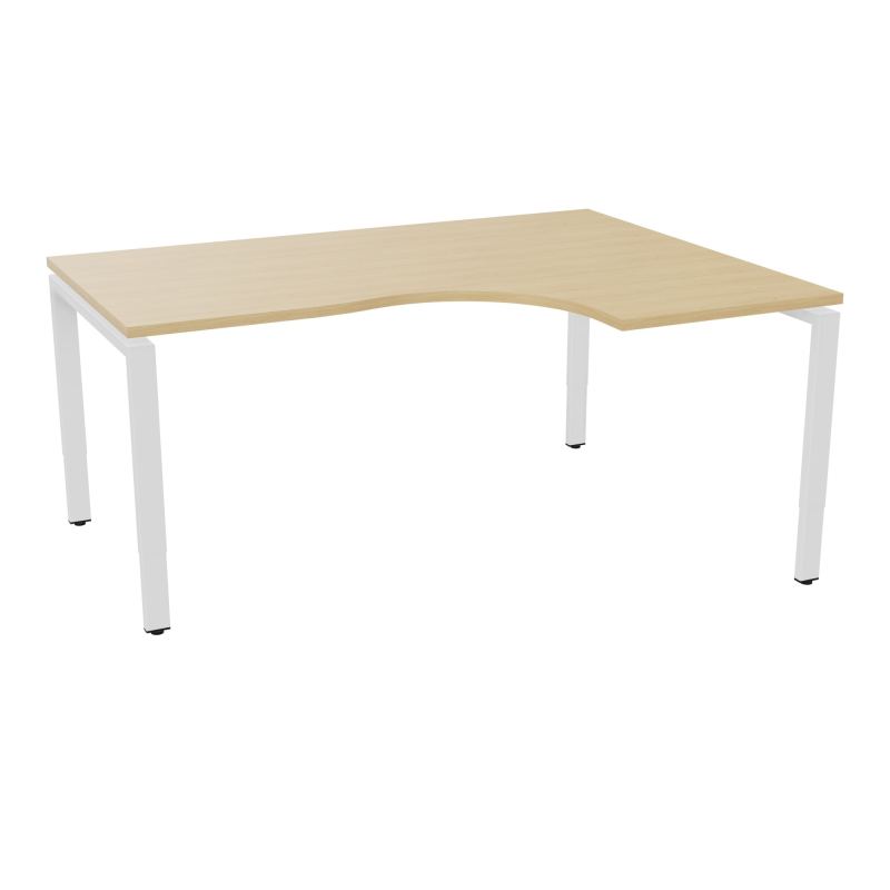 BUR CONECT CPT ASYM 90° RETADTE L160XP120CM-PLAT -PIET ARCHE RECT RH    R1 ZO