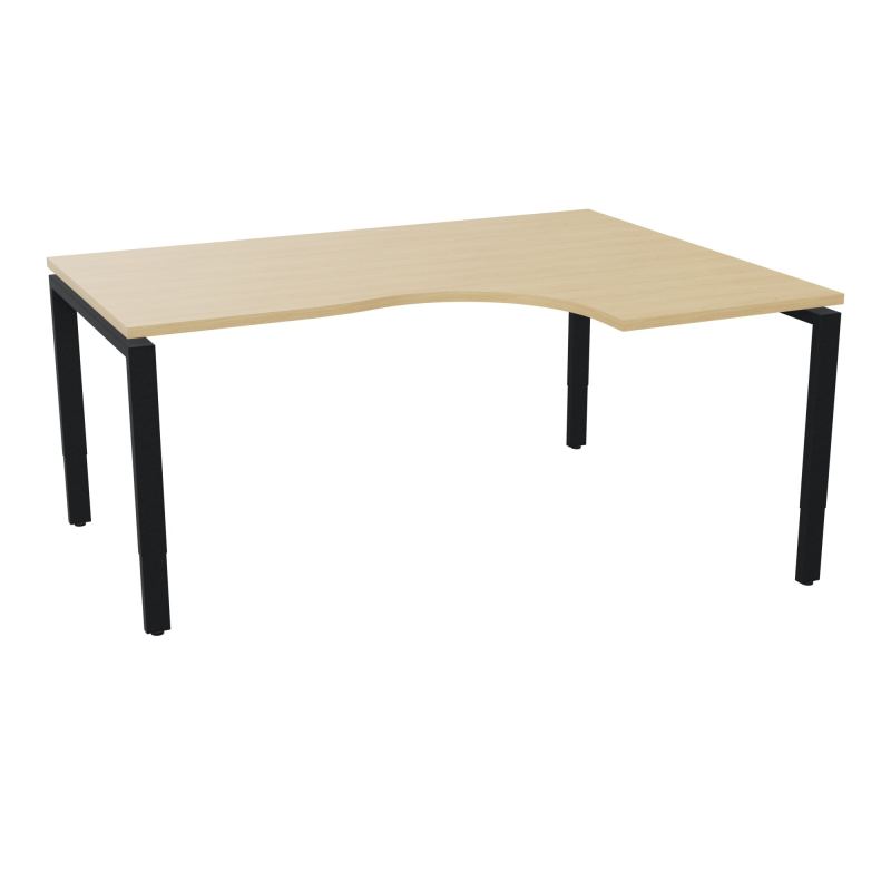 BUR CONECT CPT ASYM 90° RETADTE L160XP120CM-PLAT -PIET ARCHE RECT RH    R1 ZP