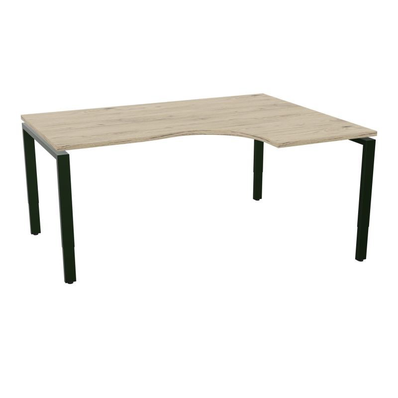 BUR CONECT CPT ASYM 90° RETADTE L160XP120CM-PLAT -PIET ARCHE RECT RH R3 ST