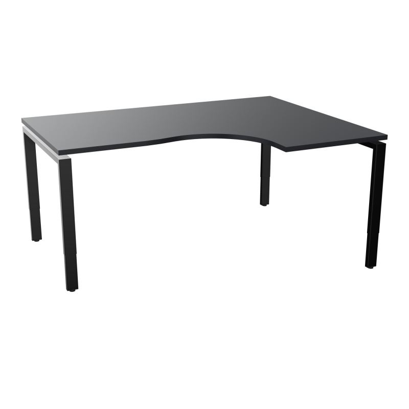 BUR CONECT CPT ASYM 90° RETADTE L160XP120CM-PLAT -PIET ARCHE RECT RH    R9 SG