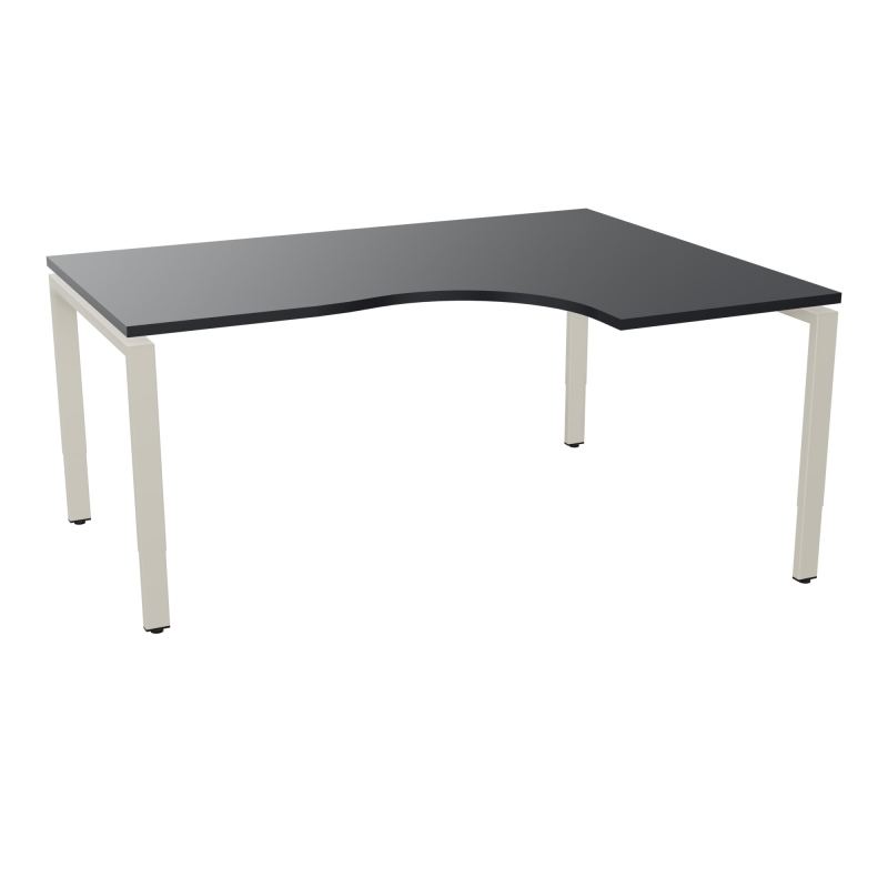 BUR CONECT CPT ASYM 90° RETADTE L160XP120CM-PLAT -PIET ARCHE RECT RH    R9 ZC