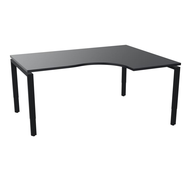BUR CONECT CPT ASYM 90° RETADTE L160XP120CM-PLAT -PIET ARCHE RECT RH    R9 ZP