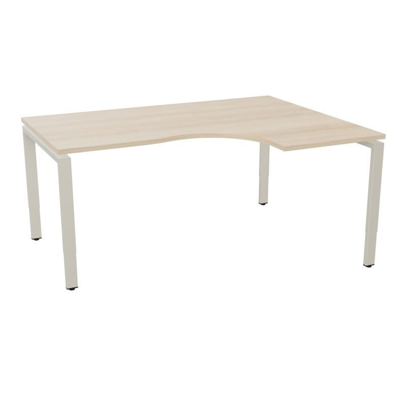 BUR CONECT CPT ASYM 90° RETADTE L160XP120CM-PLAT -PIET ARCHE RECT RH RZ ZC
