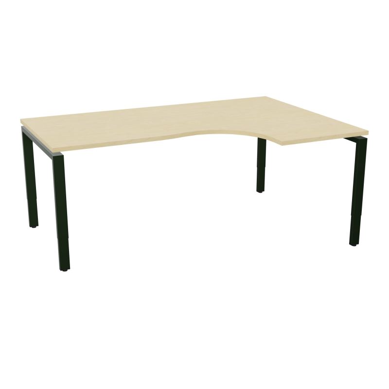 BUR CONECT CPT ASYM 90° RETADTE L180XP120CM-PLAT -PIET ARCHE RECT RH N8 ST