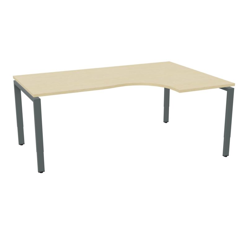 BUR CONECT CPT ASYM 90° RETADTE L180XP120CM-PLAT -PIET ARCHE RECT RH N8 SU