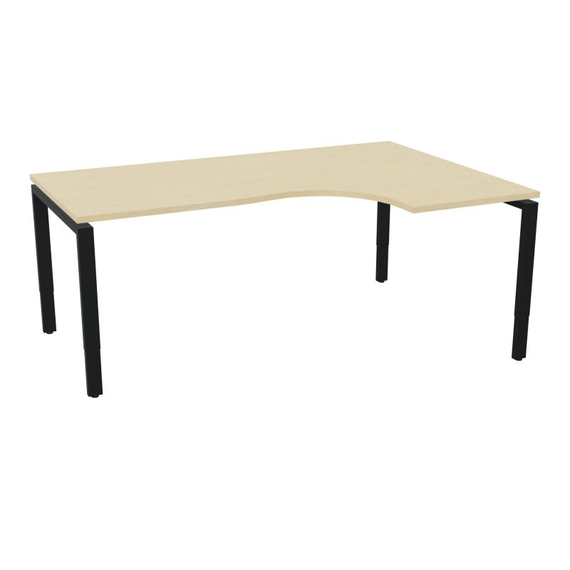 BUR CONECT CPT ASYM 90° RETADTE L180XP120CM-PLAT -PIET ARCHE RECT RH N8 ZP
