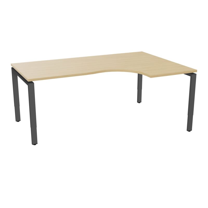 BUR CONECT CPT ASYM 90° RETADTE L180XP120CM-PLAT -PIET ARCHE RECT RH    R1 SC