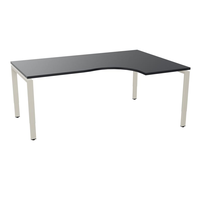 BUR CONECT CPT ASYM 90° RETADTE L180XP120CM-PLAT -PIET ARCHE RECT RH    R9 ZC