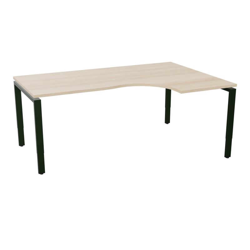 BUR CONECT CPT ASYM 90° RETADTE L180XP120CM-PLAT -PIET ARCHE RECT RH RZ ST