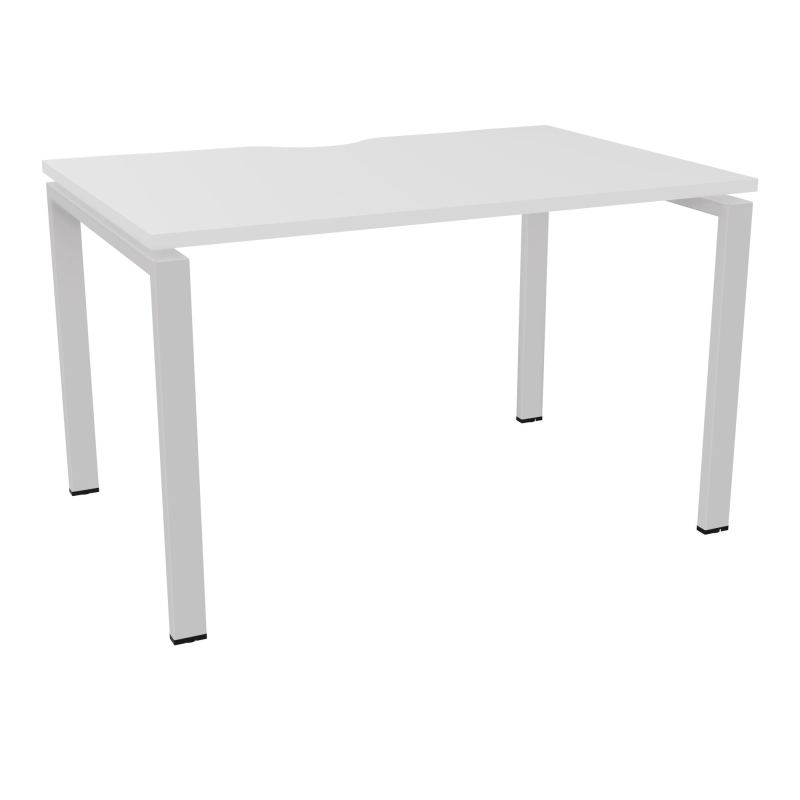 CONECT BUR RECT. ECHANCRURE L120XP80CM décor MG SUR PIEDS ARCHE FIXES FIN SD