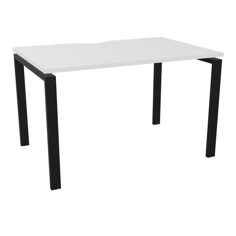 CONECT BUR RECT. ECHANCRURE L120XP80CM décor MG SUR PIEDS ARCHE FIXES FIN ZP
