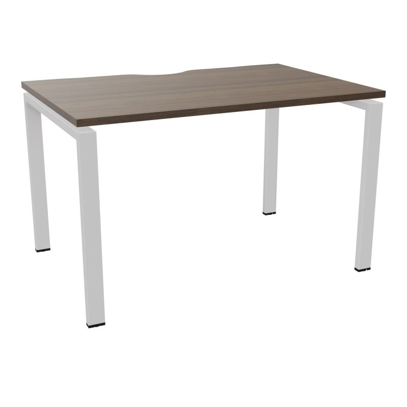 BUR RECT. CONECT ECHANCRURE L120XP80CM décor  SUR PIEDS ARCHE FIXES FIN N6 SD