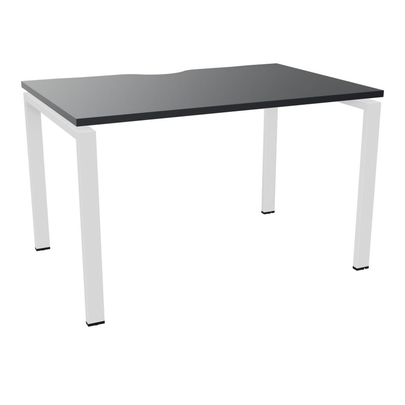 BUR RECT. CONECT ECHANCRURE L120XP80CM décor  SUR PIEDS ARCHE FIXES FIN    R9 SO