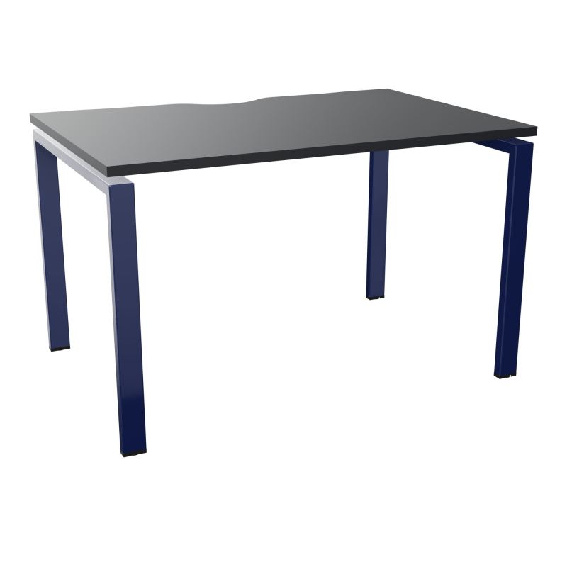 BUR RECT. CONECT ECHANCRURE L120XP80CM décor  SUR PIEDS ARCHE FIXES FIN    R9 X4