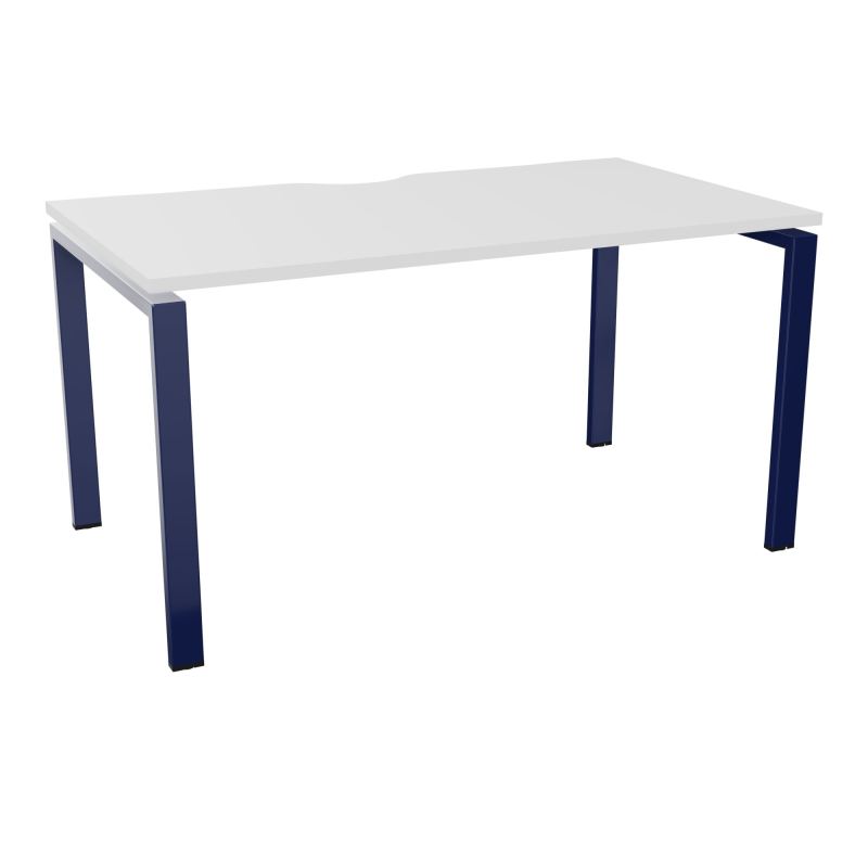 CONECT BUR RECT. ECHANCRURE L140XP80CM décor MG SUR PIEDS ARCHE FIXES FIN X4