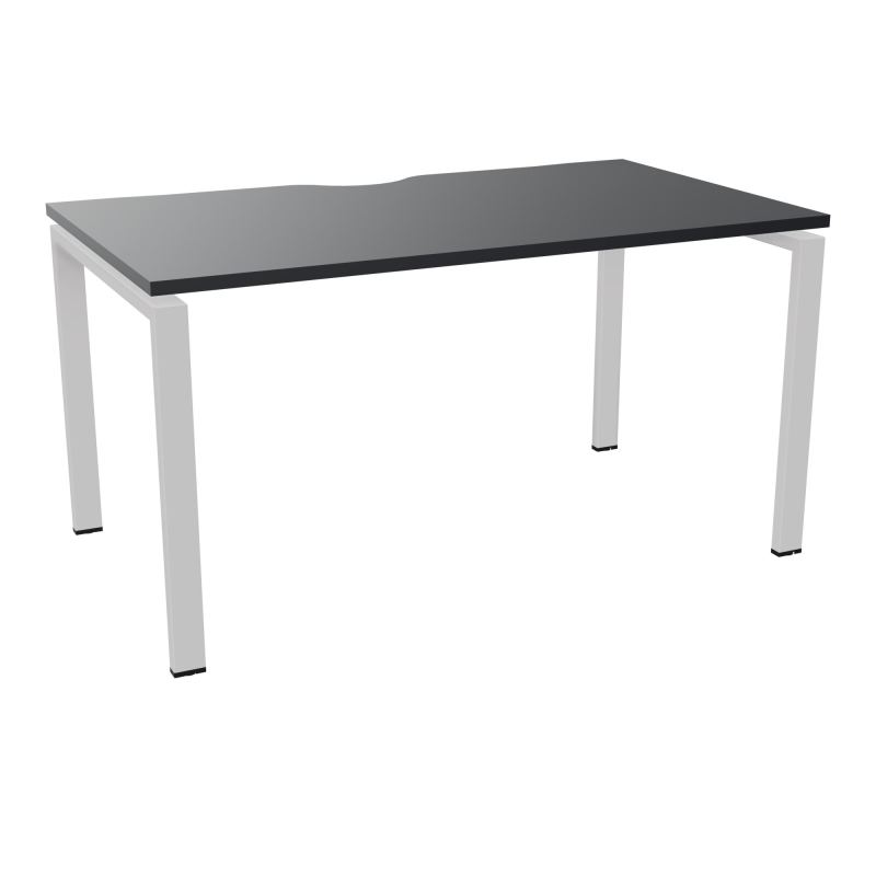 BUR RECT. CONECT ECHANCRURE L140XP80CM décor  SUR PIEDS ARCHE FIXES FIN    R9 SD