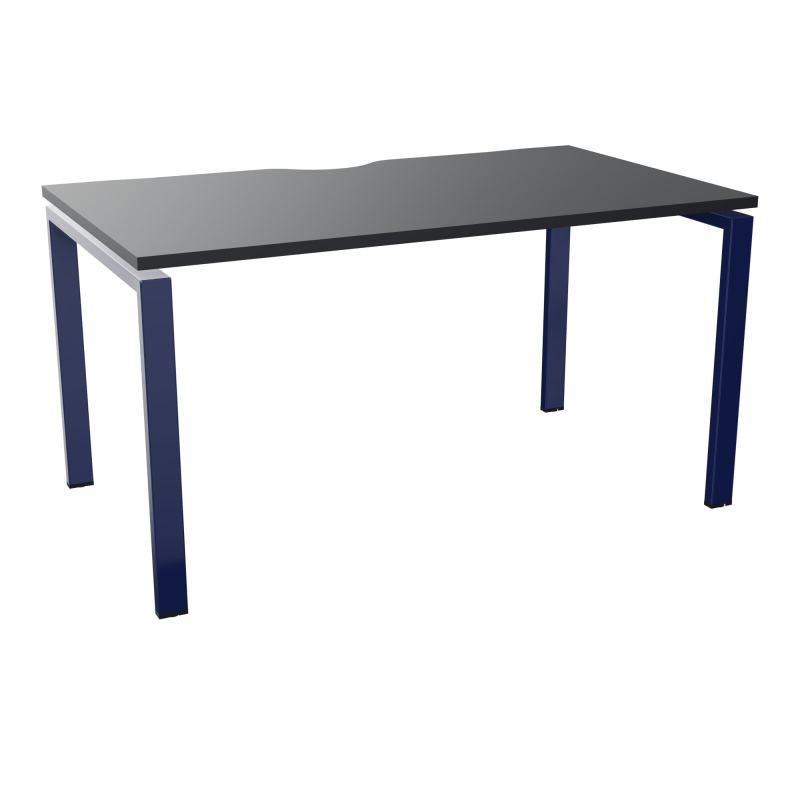 BUR RECT. CONECT ECHANCRURE L140XP80CM décor  SUR PIEDS ARCHE FIXES FIN    R9 X4