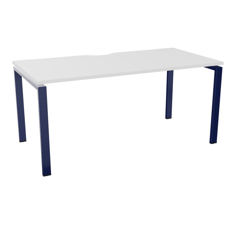 CONECT BUR RECT. ECHANCRURE L160XP80CM décor MG SUR PIEDS ARCHE FIXES FIN X4