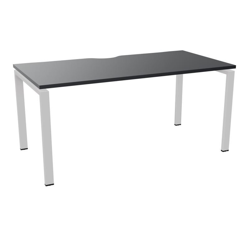 BUR RECT. CONECT ECHANCRURE L160XP80CM décor  SUR PIEDS ARCHE FIXES FIN    R9 SD