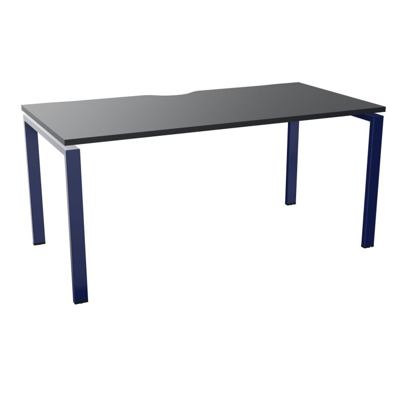 BUR RECT. CONECT ECHANCRURE L160XP80CM décor  SUR PIEDS ARCHE FIXES FIN    R9 X4