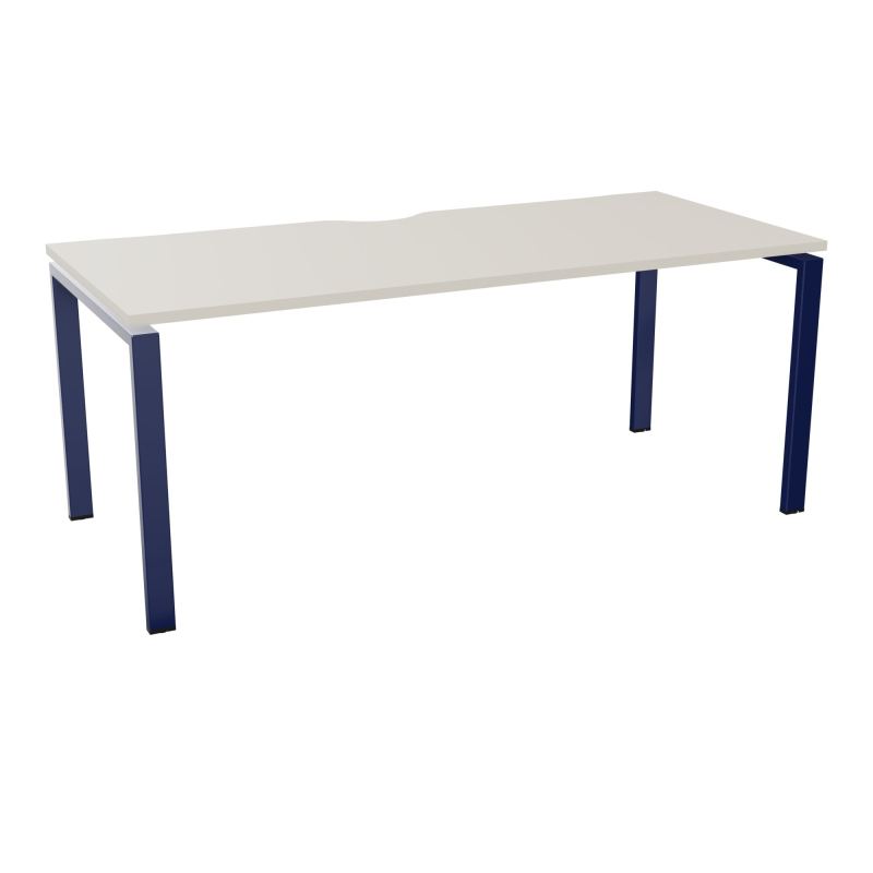 BUR RECT. CONECT ECHANCRURE L180XP80CM décor  SUR PIEDS ARCHE FIXES FIN N5 X4