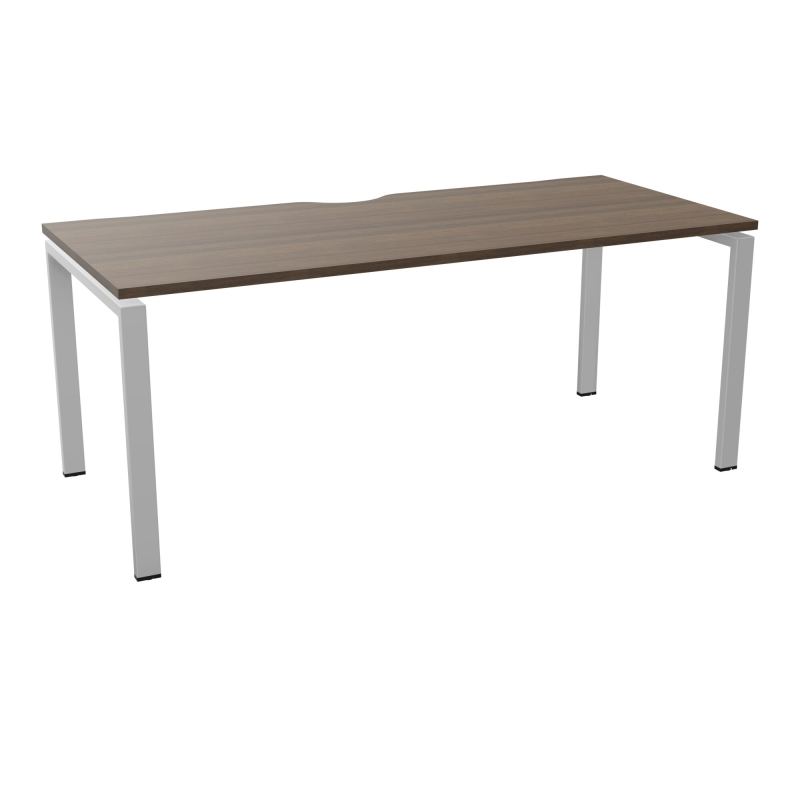 BUR RECT. CONECT ECHANCRURE L180XP80CM décor  SUR PIEDS ARCHE FIXES FIN N6 SA