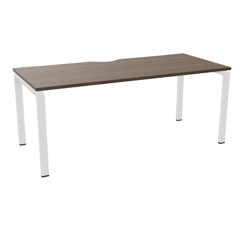 BUR RECT. CONECT ECHANCRURE L180XP80CM décor  SUR PIEDS ARCHE FIXES FIN N6 SO