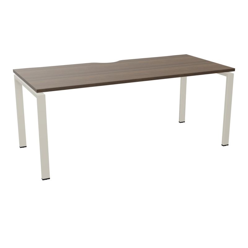 BUR RECT. CONECT ECHANCRURE L180XP80CM décor  SUR PIEDS ARCHE FIXES FIN N6 ZC
