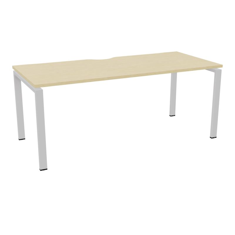 BUR RECT. CONECT ECHANCRURE L180XP80CM décor  SUR PIEDS ARCHE FIXES FIN N8 SD