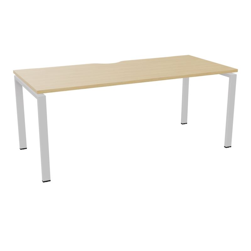 BUR RECT. CONECT ECHANCRURE L180XP80CM décor  SUR PIEDS ARCHE FIXES FIN    R1 SD
