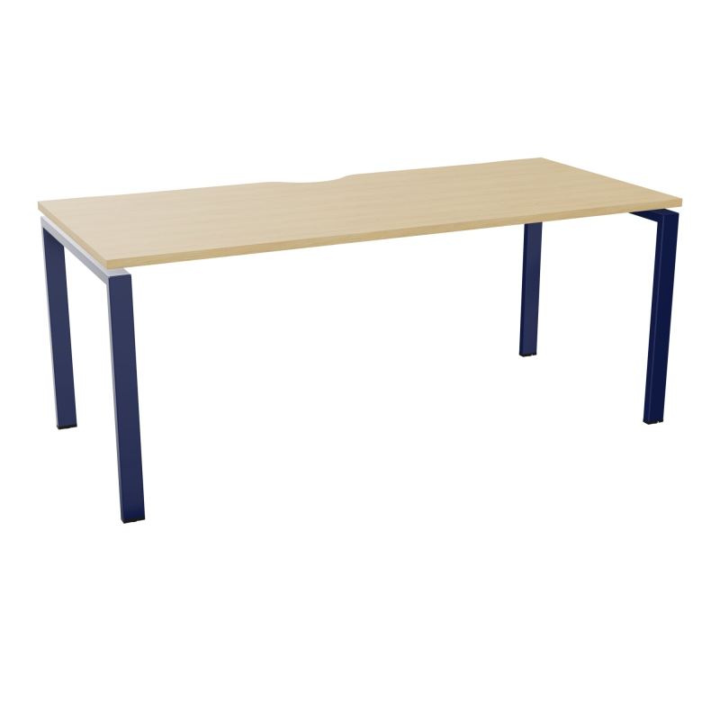 BUR RECT. CONECT ECHANCRURE L180XP80CM décor  SUR PIEDS ARCHE FIXES FIN    R1 X4