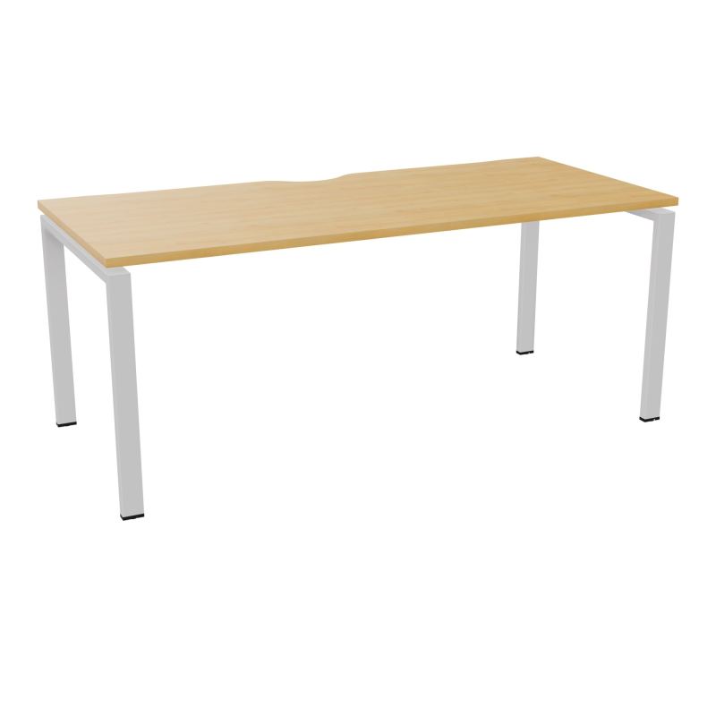 BUR RECT. CONECT ECHANCRURE L180XP80CM décor  SUR PIEDS ARCHE FIXES FIN    R5 SD