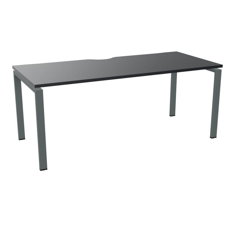 BUR RECT. CONECT ECHANCRURE L180XP80CM décor  SUR PIEDS ARCHE FIXES FIN    R9 SU