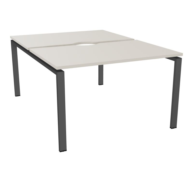 BUR BENCH CONECT L120XP165CM-2 PLATECHANCRURE 25MM -PIÉTEMENT ARCHE RECT. FIXE N5 SC