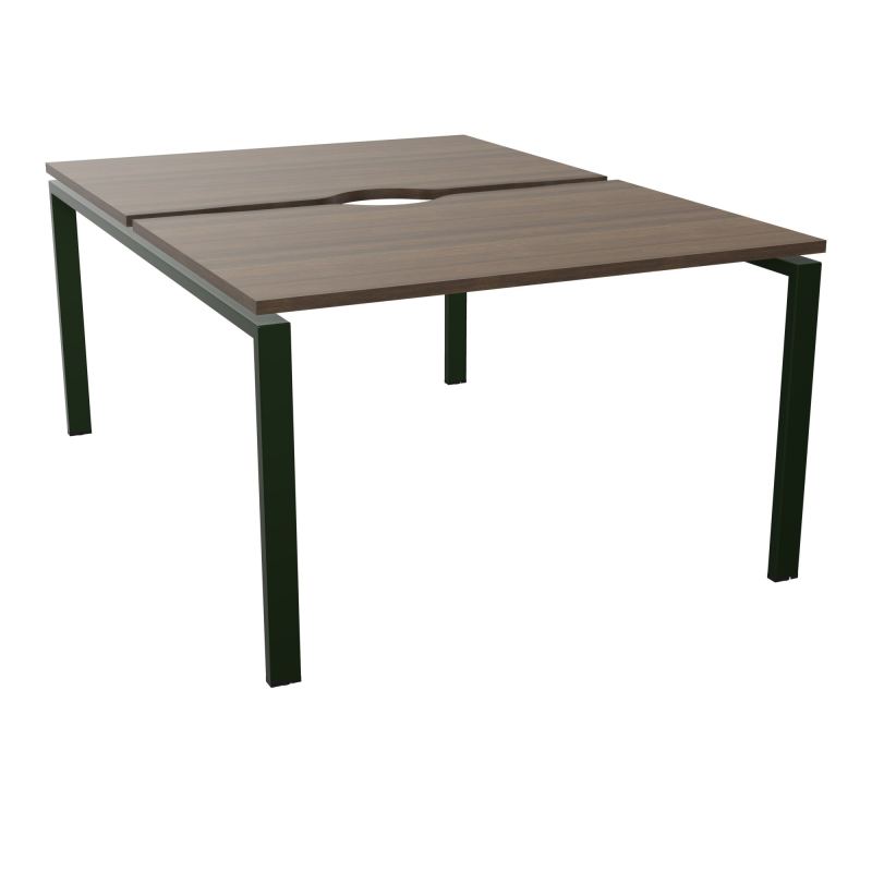 BUR BENCH CONECT L120XP165CM-2 PLATECHANCRURE 25MM -PIÉTEMENT ARCHE RECT. FIXE N6 ST