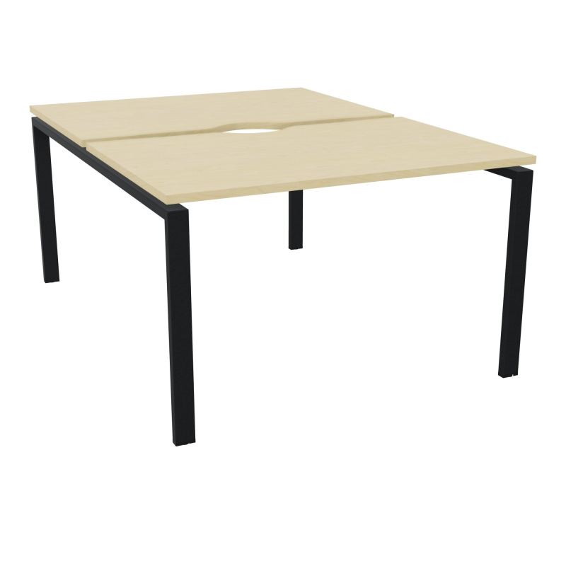BUR BENCH CONECT L120XP165CM-2 PLATECHANCRURE 25MM -PIÉTEMENT ARCHE RECT. FIXE N8 ZP