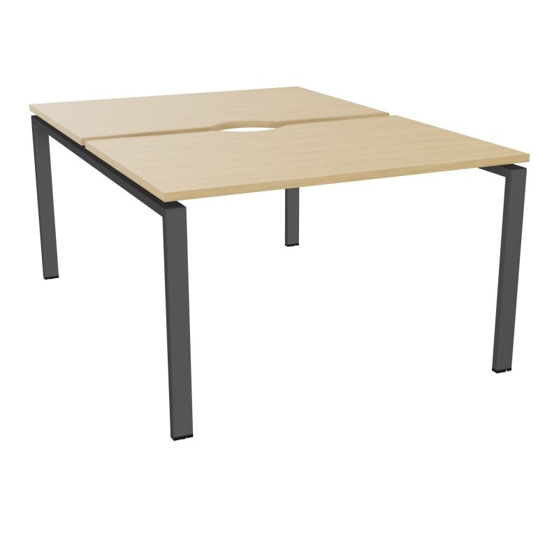 BUR BENCH CONECT L120XP165CM-2 PLATECHANCRURE 25MM -PIÉTEMENT ARCHE RECT. FIXE    R1 SC