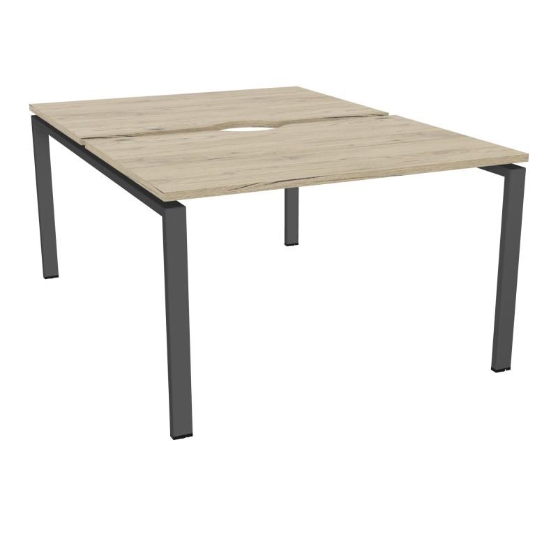 CONECT BUR BENCH L120XP165CM-2 PLATECHANCRURE 25MM R3-PIÉTEMENT ARCHE RECT. FIXE SC