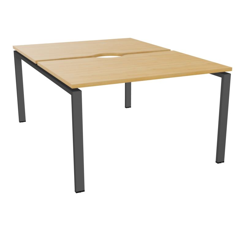 BUR BENCH CONECT L120XP165CM-2 PLATECHANCRURE 25MM -PIÉTEMENT ARCHE RECT. FIXE    R5 SC