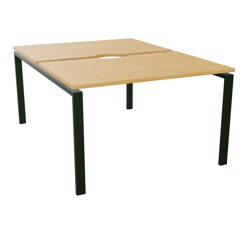 BUR BENCH CONECT L120XP165CM-2 PLATECHANCRURE 25MM -PIÉTEMENT ARCHE RECT. FIXE    R5 ST