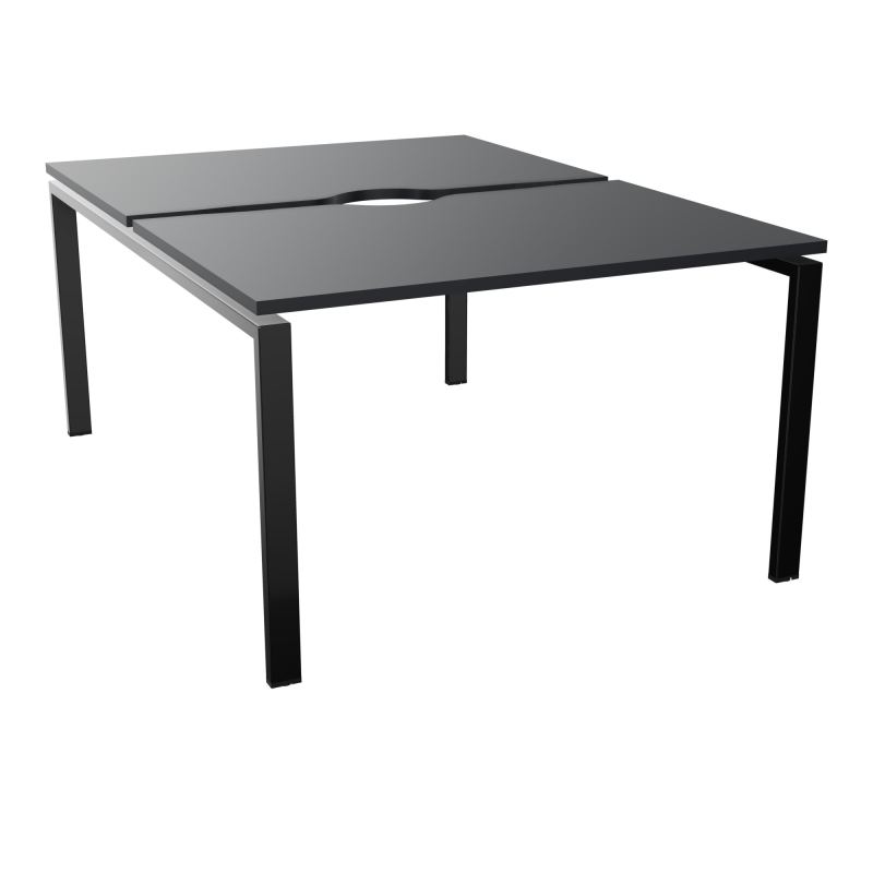 BUR BENCH CONECT L120XP165CM-2 PLATECHANCRURE 25MM -PIÉTEMENT ARCHE RECT. FIXE    R9 SG